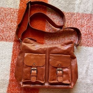 Spikes & Sparrow Bronco Leather Messenger Bag